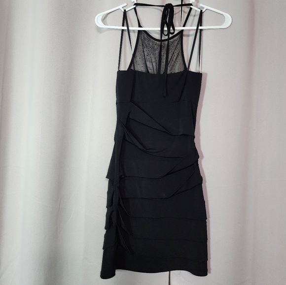 Little Black Dress with Rhinestone detail - S - Picture 3 of 9